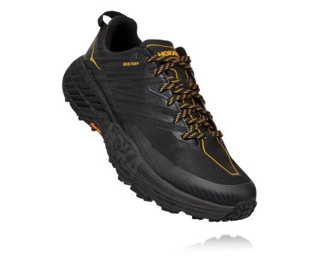 Hoka One One Speedgoat 4 Gore-tex Moški Trail Tekaški Čevlji Temno Siva / Temno Siva SI-926351W